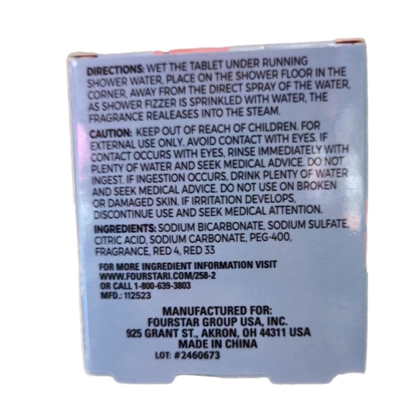 2/$6 B•Pure Shower Steamers Watermelon Scented - Picture 2 of 5